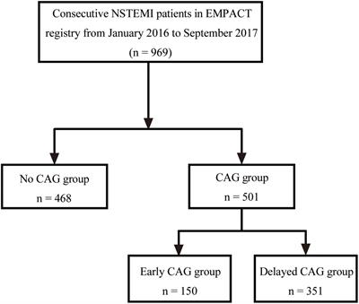 Timing of angiography and outcomes in patients with non-ST-segment elevation myocardial infarction: Insights from the evaluation and management of patients with acute chest pain in China registry